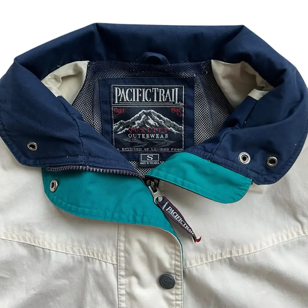 Vintage Pacific Trail Sailing Yacht Regatta Parka Jacket Coat S London Fog Long - Picture 7 of 11